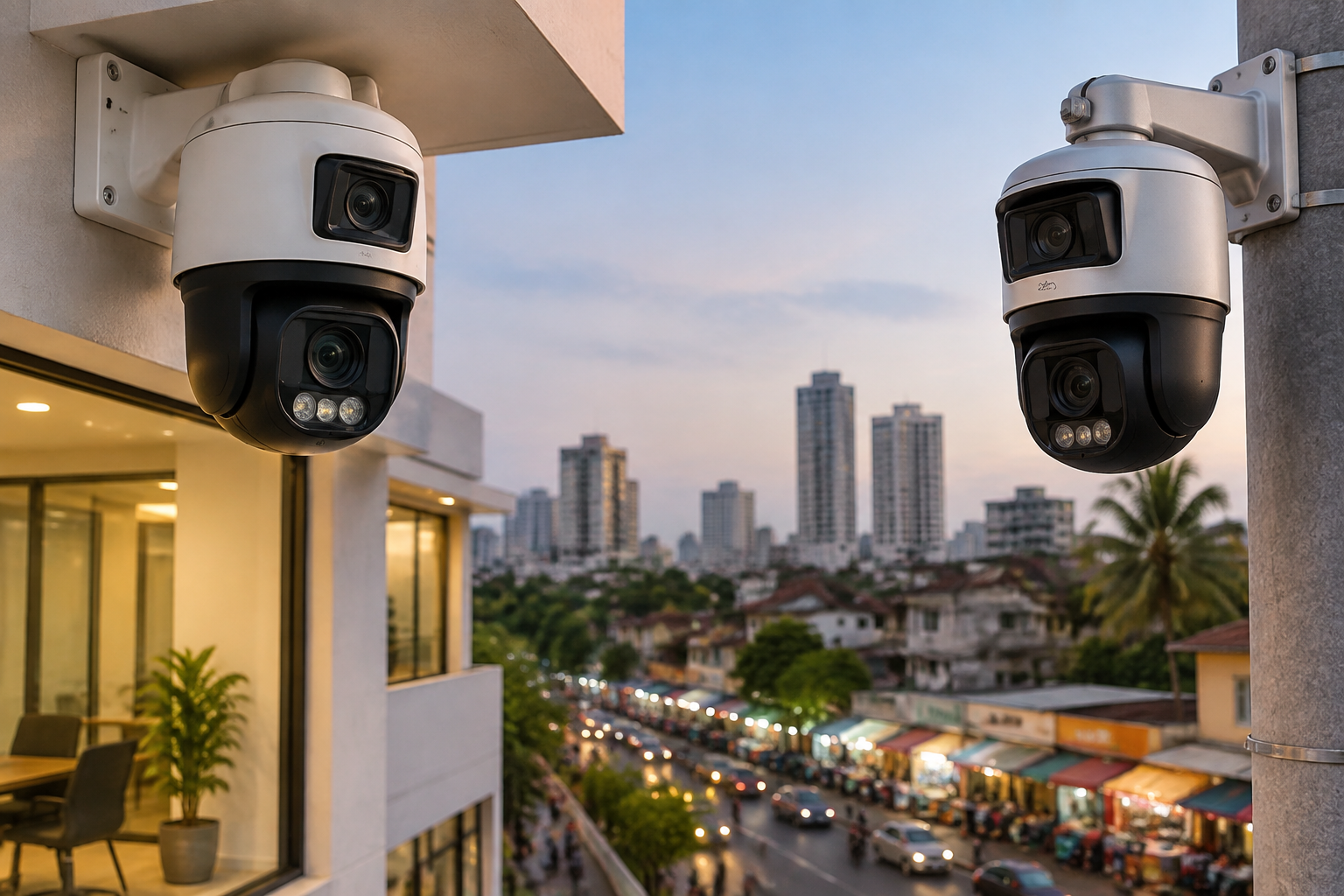 Hikvision TandemVu vs Dahua Linkage PTZ: Dual-Lens Combo Cameras, Specs Aur Karachi Price Guide